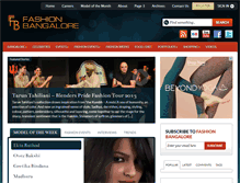 Tablet Screenshot of fashionbangalore.com